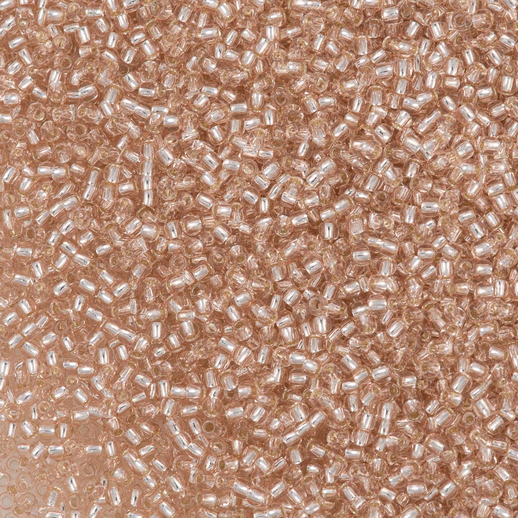 50g Toho Round Seed Bead 11/0 Silver Lined Champagne (31)