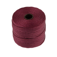 Wine S-Lon Bead Cord 77 Yard Spool .5mm TEX 210