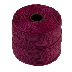 Wineberry S-Lon Bead Cord 77 Yard Spool .5mm TEX 210