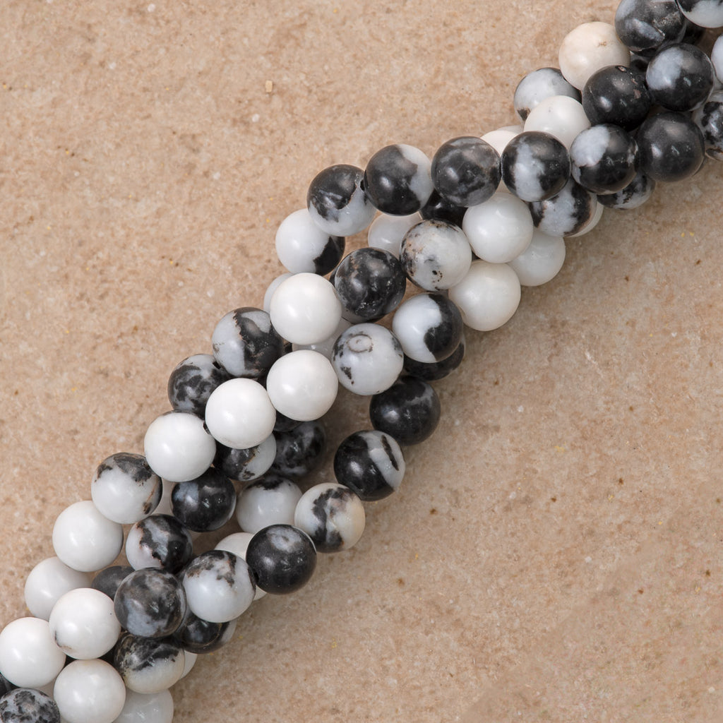 Onyx Marble 6mm Round Beads 16-inch strand