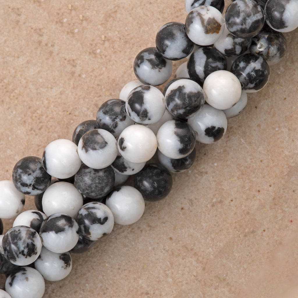 Onyx Marble 8mm Round Beads 16-inch strand